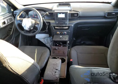 2022 Ford Explorer Police Interceptor из США, поврежденный, VIN 1FM5K8AB6NGA40768